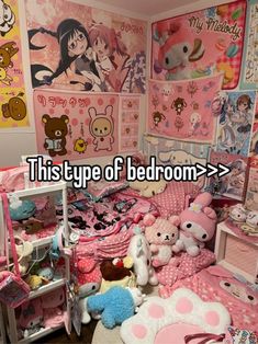 Future Bedroom Ideas, Kawaii Room Ideas, Grunge Posters, Aesthetic Room Ideas, Hello Kitty Rooms, Pink Room Decor, Hello Kitty Images, Cute Bedroom Ideas