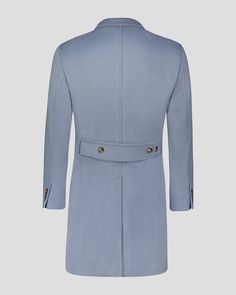 Southern Gents Double Breasted Men's Coat - Pastel Blue Torso Dress, Lapel Design, Galaxy Pictures, Peak Lapel, Wool Fabric, Pastel Blue, How To Find, Top Coat, Medium Weight