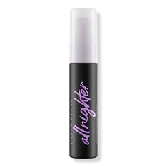 Travel Size All Nighter Waterproof Makeup Setting Spray - TRVLSZLNGHTRLNG-LSTGMKPSTGSPRY 1OZFeaturesSetting spray mists over foundation, concealer, face makeup, and eye makeup for fade-proof, long-lasting makeup looks that stay put up to 16 hours.Works as a makeup finishing spray, leaving a natural look to the skin that lasts all day.Suitable for all skin types, including normal skin and dry skinOil-freeParaben-freeVegan + Cruelty-freeBenefitsSet makeup for up to 16 hours of long lasting wear wi Urban Decay Setting Spray, Makeup Finishing Spray, Back To School Makeup, Travel Size Makeup, Urban Decay All Nighter, Urban Decay Cosmetics, All Nighter, Cheap Makeup, Finishing Spray