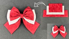 how to make a bow out of fabric