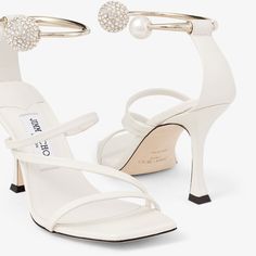 Ottilia 90 Miu Miu Wedding, Event Shoes, Sandals White, Ankle Bracelet, Boots And Sneakers, Ballet Flat Shoes, Bridal Couture, Pump Sandals, Ankle Bracelets