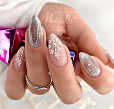 Nails Designer, December Nails, Magic Nails, Nail Designs Glitter, New Year's Nails, Luxury Nails