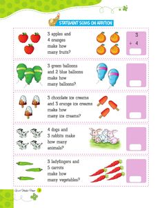 a printable worksheet for students to learn numbers and counting with pictures on them