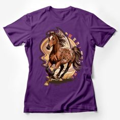 Galloping Horse T-Shirt, Appaloosa Running Wild, Nature Inspired Graphic Tee, Unisex Animal Print Shirt, Equestrian Gift Idea Female T-Shirt Custom graphic T-Shirt.Customize your color Galloping Horse, Animal Print Shirt, Typography Tees, Men's Vintage Style, Equestrian Gifts, Animal Print Shirts, Horse T Shirts, Appaloosa, Wild Nature