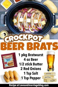 an advertisement for a beer festival with hot dogs, pretzels and other foods