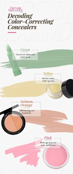 Decoding Color-Correcting Concealers Maquillaje Natural, Wedding Beauty, Tips Tricks, All Things Beauty, Color Correction