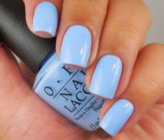 Light Blue Nail, Ongles Gel Violet, Blue Wedding Nails, Light Blue Nail Polish, Light Blue Nails, Nail Shimmer, Tutorials Diy, Blue Nail Polish, Gel Nail Colors