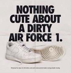 Nike Poster, Nike Ad, Shoe Poster, Dirty Air, Photo Wall Collage, Nike Air Force 1