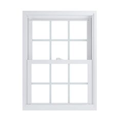 a white window on a white wall