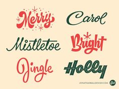 some type of christmas font that is very nice to use for the holiday greetings