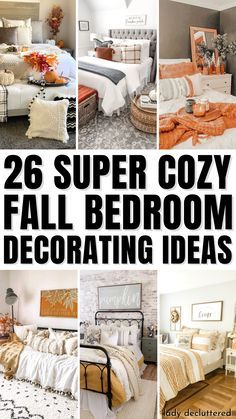 26 super cozy fall bedroom decor ideas