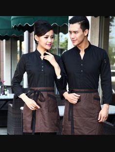 Restaurant Uniform Ideas, Uniform Hotel, Waiting Staff, Restaurant Uniform, Waitress Outfit