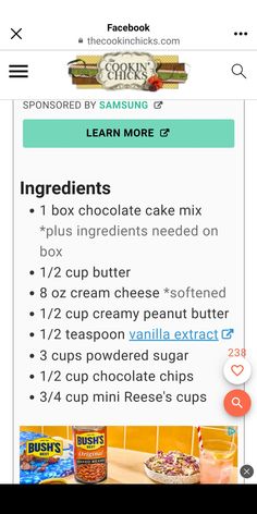 the ingredients on this app are labeled with instructions