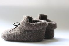 Baby Cobble Shoe PDF PATTERN - (3-6 and 6-12 months) - felted, shoe, bootie, booties, slipper, boot, Cute Knitted Round Toe Booties, Knitted Booties With Round Toe For Gift, Knitted Round Toe Booties As Gift, Cozy Handmade Booties With Round Toe, Cozy Brown Round Toe Booties, Shoe Tags, Shoes Booties, Cobbler