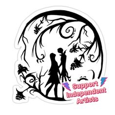 a sticker with the words support independent artists