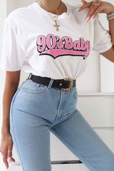 This is the perfect t-shirt for any 90s baby celebrating their birthday Retro Short Sleeve Top For Birthday, 90s Inspired Graphic Print T-shirt For Birthday, 90s Inspired Graphic Print T-shirt For Birthdays, 90s Inspired Letter Print T-shirt For Spring, 90s Inspired Crew Neck T-shirt For Birthday, 90s Inspired Graphic Print Birthday T-shirt, 90s Inspired Summer Birthday T-shirt, 90s Inspired Graphic Print Tops For Birthday, 90s Letter Print Tops For Birthday