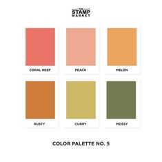 the color palette for stamp market