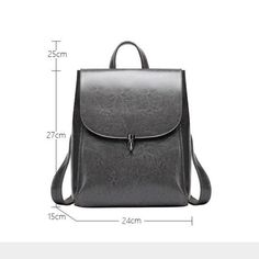 Casual Style Women's Leather Cowhide Backpack Colorful Backpacks, Trend Style, Bag Trends, Stylish Fashion, Casual Backpack, Black Backpack, Got It, Womens Fashion Casual, Leather Backpack