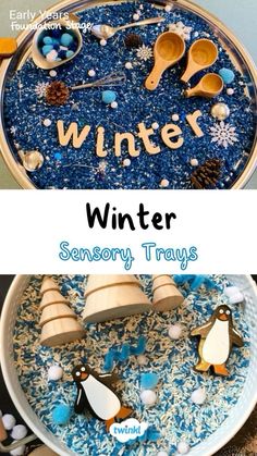 Winter Sensory Activities, Winter Theme Kindergarten, Winter Sensory Play, Sensory Activities For Toddlers, Winter Crafts For Toddlers, Winter Sensory, Christmas Activities For Toddlers, Winter Theme Preschool