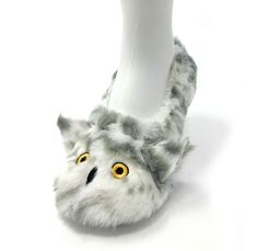 Owl slippers from our partners at Oooh Geez! Slippers. Stay warm & look great with your new owl slippers. Wear them around the house or out and about thanks to the non-skid rubber bottom. Pick up a pair today!InfoStyle: Sherpa slipper with non-skid rubber bottom sole. Size: Small fits women's U.S. shoe size 5 - 6 Medium fits women's U.S. shoe size 7 - 8 Large fits women's U.S. shoe size 9 - 10 Material: Inside 100% sherpa Outside 100% acrylic Care: Machine wash cold with no bleach and hang to dr Gucci Bloom Slides, Elephant Slippers, Owl Slippers, Funny Slippers, Koala Plush, Travel Slippers, Slippers Cute, Cute Slides, Unicorn Slippers