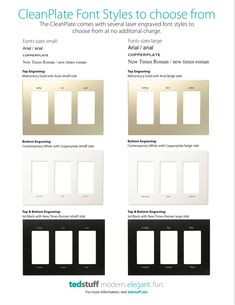 the four different types of switches are shown in this poster, with instructions to choose which one