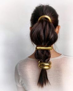 Lelet Ny, Looks Pinterest, A Ponytail, Hair Dos, Hair Jewelry, Hair Looks, Hair Goals, Hair Inspo, Hair And Nails