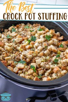 the best crock pot stuffing recipe ever