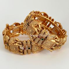 Gold Elephant Single Kada bangle/Indian bangles/Antique Openable bangles/Temple Jewelry/Bridal Bangles/Indian Wedding/Pakistani/South indian Antique Openable Bangles With Matte Gold Plating Elephant Design Classic Design Antique Bangle Single kada bangle This is 100% Handmade jewelry. So Color, shades, texture displayed may slightly vary from the actual product due to digital image limitations. We request you to consider these minor variations. Please expect the possibility of some slight imperf Ornate Ceremonial Bangle For Festive Occasions, Temple Jewelry Wedding Bangle With Motifs, Wedding Bangle With Motifs For Festivals, Wedding Temple Jewelry Bangle With Motifs, Traditional Wedding Bangle With Motifs, Gold Bangle With Motifs For Festivals, Temple Jewelry Style Bangle With Motifs For Festive Occasions, Festive Bangle With Motifs In Temple Style, Gold Bracelets With Motifs For Wedding