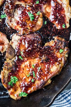 Balsamic Glazed Pork Chops, Glazed Pork Chops Recipes, Pork Chops And Applesauce, Balsamic Pork Chops, Cannellini Beans Recipes, Bone In Pork Chops, Flavorful Dinner