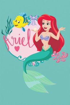 the little mermaid with her name on it