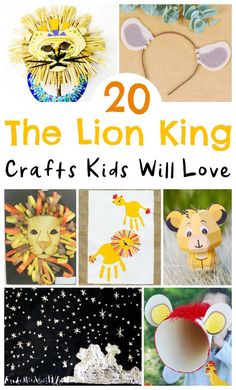 the lion king crafts kids will love