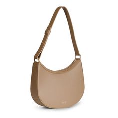 Marceau Gold Edition - Cappuccino Pebble Leather – Ateliers Auguste Timeless Everyday Shoulder Bag With Smooth Grain, Trendy Everyday Luxury Crossbody Bags, Modern Beige Bags For Everyday Luxury, Modern Luxury Brown Bags, Elegant Everyday Shoulder Bag With Smooth Grain, Modern Formal Hobo Bag, Classic Brown Shoulder Bag For Everyday Luxury, Modern Crossbody Hobo Bag With Smooth Grain, Elegant Crossbody Hobo Bag For Everyday Use