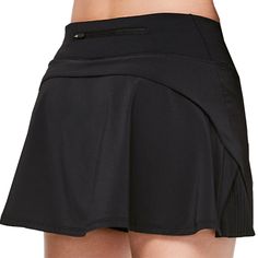 This adorable side pleat skort is The ultimate skirt for tennis, running, or the gym. High performance stretch, moisture wicking and great support with built in shorts. Detailed pleats on side. Hidden pocket, phone or ball pocket in built in shorties. This is a HIGH PERFORMANCE SKORT for HALF of the price! Great Tennis Gift. FREE SHIPPING!! A Note about fit: It is absolutely stunning. As usual, if you are not satisfied we will send you a return label. 95% Polyester, 5% Spandex High Performance B Gym Skirt, Thick Leggings, Ladies Tennis, Tennis Accessories, Running Skirts, Pickle Ball, Tennis Skirts, Womens Sports, Tennis Skort