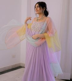 Black Sharara, Lavender Suit, Kritika Khurana, Indian Outfits Lehenga, Casual Indian Fashion, Beautiful Pakistani Dresses, Traditional Indian Outfits