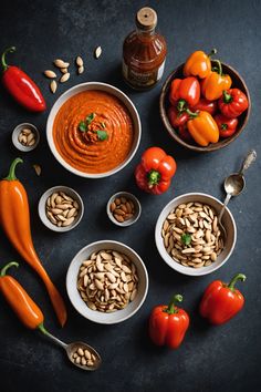 A photo of a  Romesco Sauce which is a type of dairy free sauces Vegan Meals