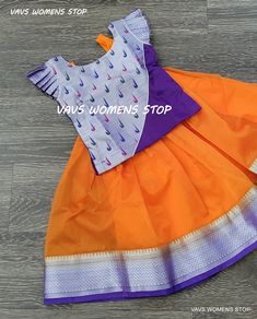 This Lehenga suits 0 yr - 1 yr. Kindly Please Message me If needed measurements before purchase. Paithani Lehenga, Traditional Baby Dresses, Girls Ethnic Wear, Kids Ethnic Wear, Blouse Designs Catalogue, Lehenga Suit, Kids Blouse Designs, Kids Blouse, Blouse Design Images