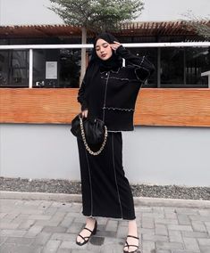 Ootd Retro Hijab, Retro Hijab, Ootd Hijab Syari, Style Hijab, Hijab Fashion Inspiration, Hijabi Outfits