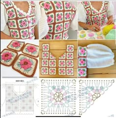 crochet patterns and instructions for granny's square afghans