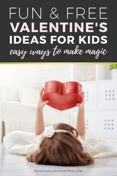 Valentine's Ideas, Frugal Lifestyle, Valentines Ideas, Free Valentine, Kid Activities, Valentine Fun, Valentines For Kids, Easy Kids, Daily Activities