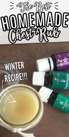 Homemade Chest Rub, Granola Life, Lotion Bars Diy, Diy Essential Oil Recipes, Diy Easy Recipes, Essential Oils 101, Healing Essential Oils