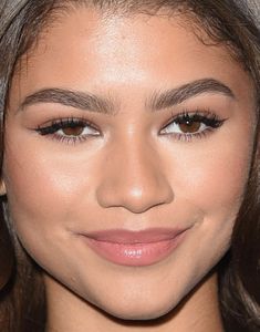 a close up photo of a woman's face