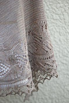 a close up of a piece of crocheted material