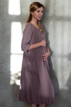 Linen Maternity Dress, Linen Maternity, Linen Sundress, Useful Things, Dress Maternity, Summer Linen Dresses, Maternity Style, Future Mom