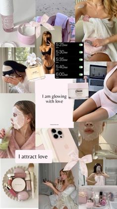 Pink Mood Board Aesthetic, Pink Mood Board, Mood Board Aesthetic, Weekend Routine, Board Aesthetic, Healthy Morning Routine, Dream Vision Board, Skincare Essentials, Pink Aura