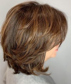 Hair Styles Haircut, Should Length Hairstyle Women, Medium Layered Bob Hairstyles Over 40, Hairstyles For Women Medium Length Hair, Low Maintenance Hairstyles For Fine Hair, Long Layered Shoulder Length Hair, Feathered Hairstyles Medium Over 50, Super Layered Hair Medium, 50 Year Old Hairstyles Medium