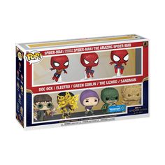 the amazing spider - man pop vinyl figure set