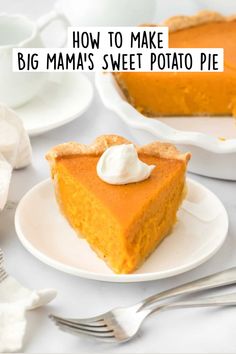 When it comes to a down home, straight up, authentic Southern sweet potato pie recipe, this is it boos. This one comes straight from my Mississippi big mama Maggie. Sweet potatoes are baked until perfectly tender and caramelized then the filling is whipped until smooth with milk, warm spices, and sugar. This is how the South truly makes it. You won’t find none of that imposter Southern mess around these parts. Try this and give up your search for the perfect sweet potato pie for good boos. Southern Sweet Potato Pie, Traditional Holiday Desserts, Vegan Sweet Potato Pie, Easy Holiday Desserts