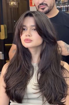 Long Later Haircuts, Layer Oval Haircut Long, Super Long Haircut, Front Layers Long Hair, Haircuts For Long Hair With Layers, Extension Hair, Hair Inspiration Long, Layered Haircuts For Medium Hair