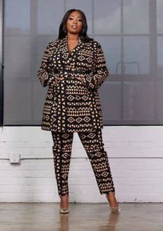 The AvaApparel African print women's matching set is the piece your wardrobe's been waiting for. Perfect for all occasions including weddings, anniversaries, baby dedication, religious services, bridal showers and parties.  Please DM for custom measurements  Bust - Tape around the chest  Under bust - Tape from shoulder to under breast  Hips - Tape around butt Waist - Tape around navel Top length - Tape from shoulder to where you need your top to be at  Short length - Tape from waist to desired length  Flap - Tape from navel to crotch  This matching set is a custom-made, please REMEMBER to select your fabric as the advertised print may be out of stock. Please send us a message to see more fabric options. 100% cotton, therefore fabric does not stretch. Handmade with fabrics from Africa. Care African Kimono, African Pants, African Ladies, Womens Matching Sets, Stylish Naija, African Wedding Attire, Latest Ankara, Baby Dedication, Cotton Midi Skirt