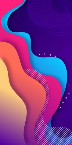 an abstract colorful background with wavy lines